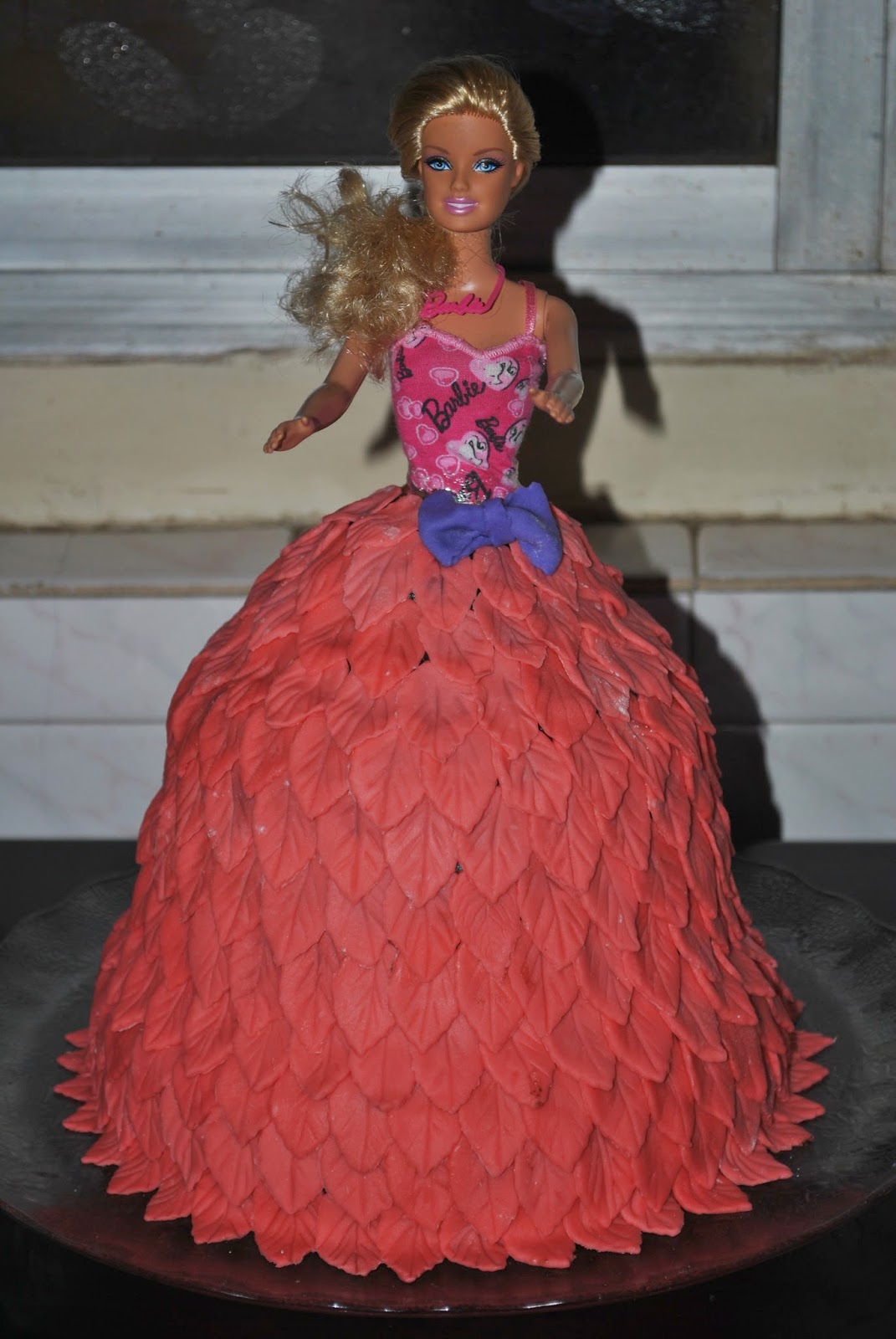 Amazing wonders in my life: Barbie Doll Chocolate cake - Sugarcraft