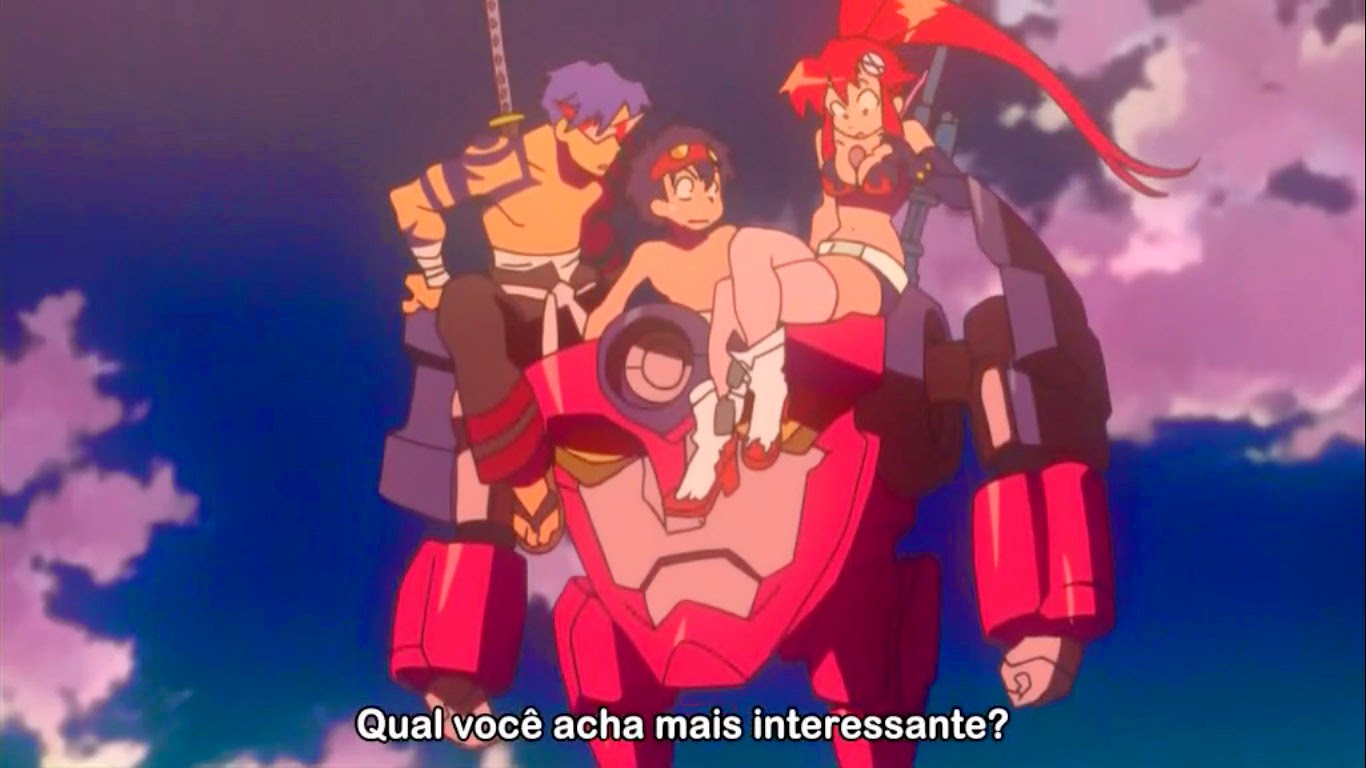 Gurren Lagann: escavando ao alÃ©m