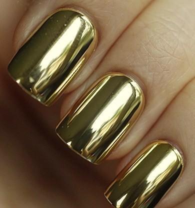 NOTD: Barry M Nail Effects Gold Foil