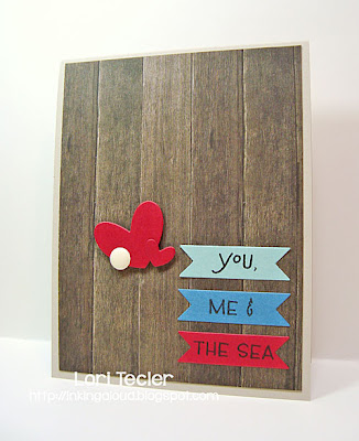 You, Me, and the Sea card-designed by Lori Tecler/Inking Aloud-stamps and dies from Clear and Simple Stamps