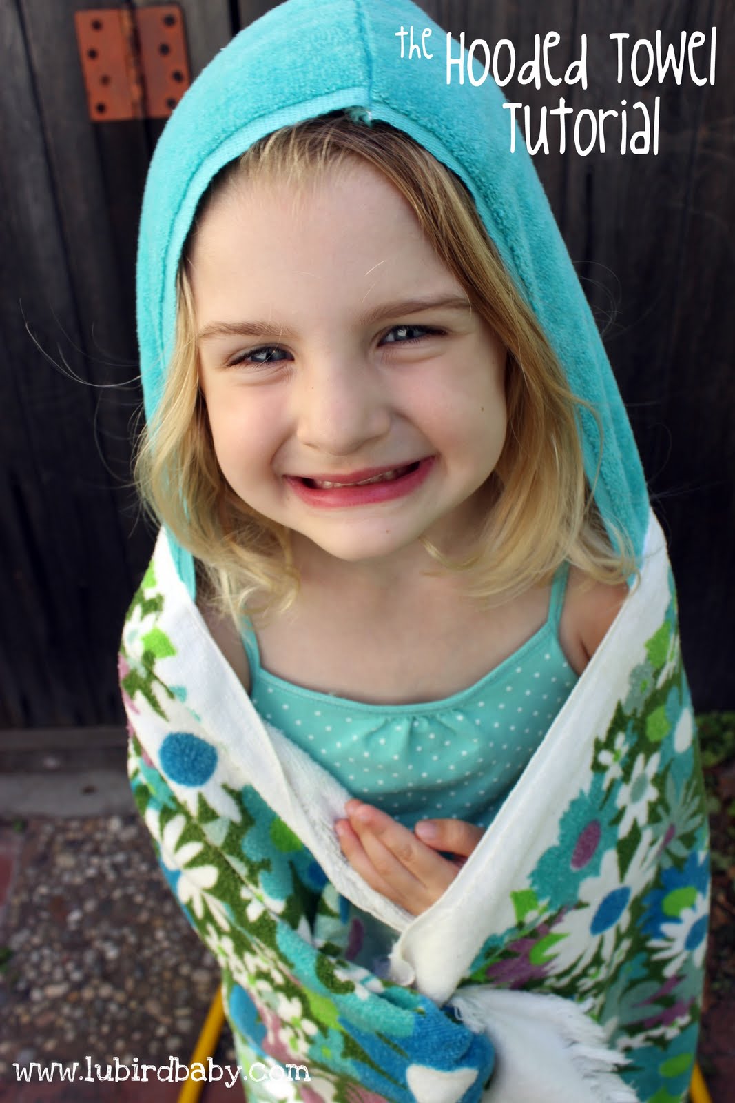 Lu Bird Baby Hooded Towel Tutorial