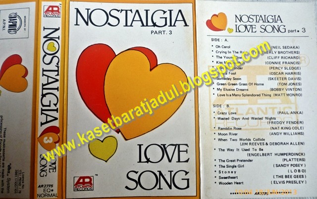Kaset Barat Jadul Kabar Dul Nostalgia Love Song Part 3 Atlantic Record