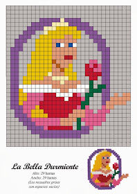 Aurora from Sleeping Beauty Hama Beads Pattern post by wememade