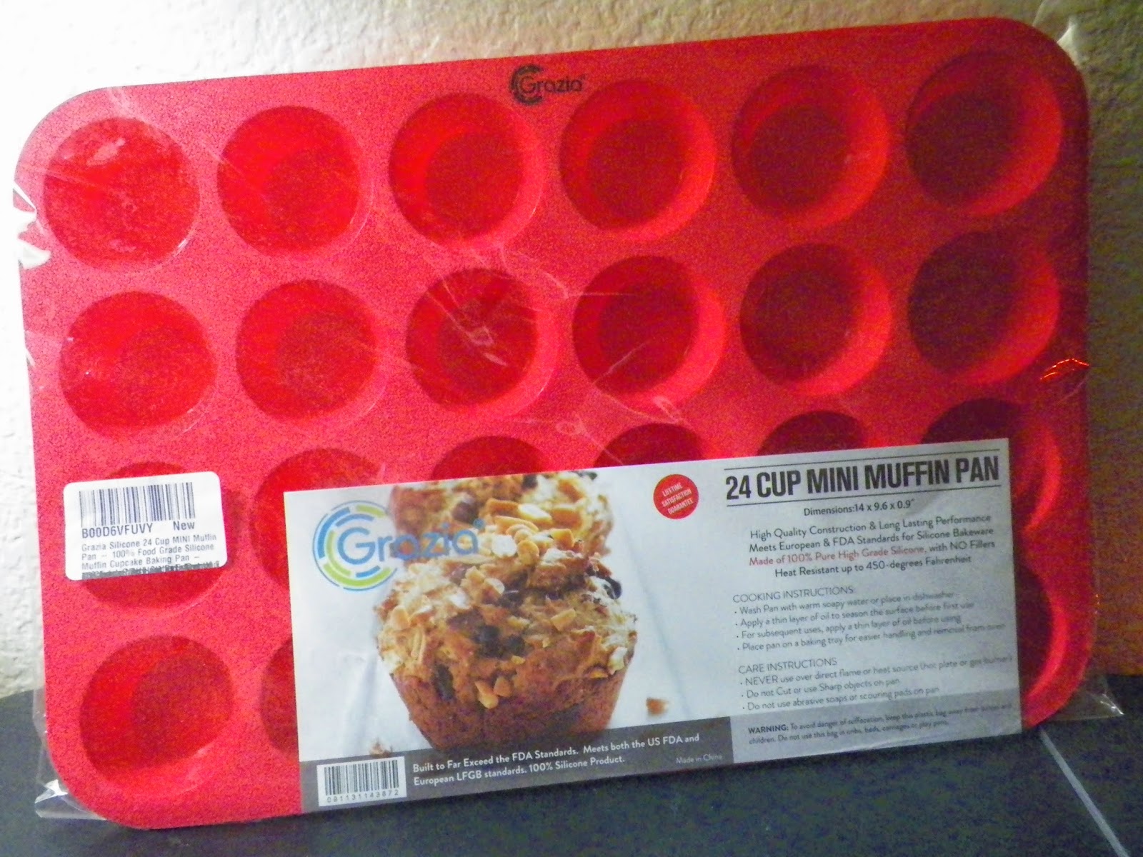 mygreatfinds Grazia 24Cup Silicone Mini Muffin Pan Review