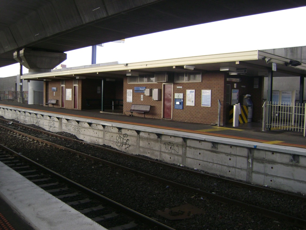 Mow Your Lawn! Macaulay railway station, North Melbourne, VIC, Australia