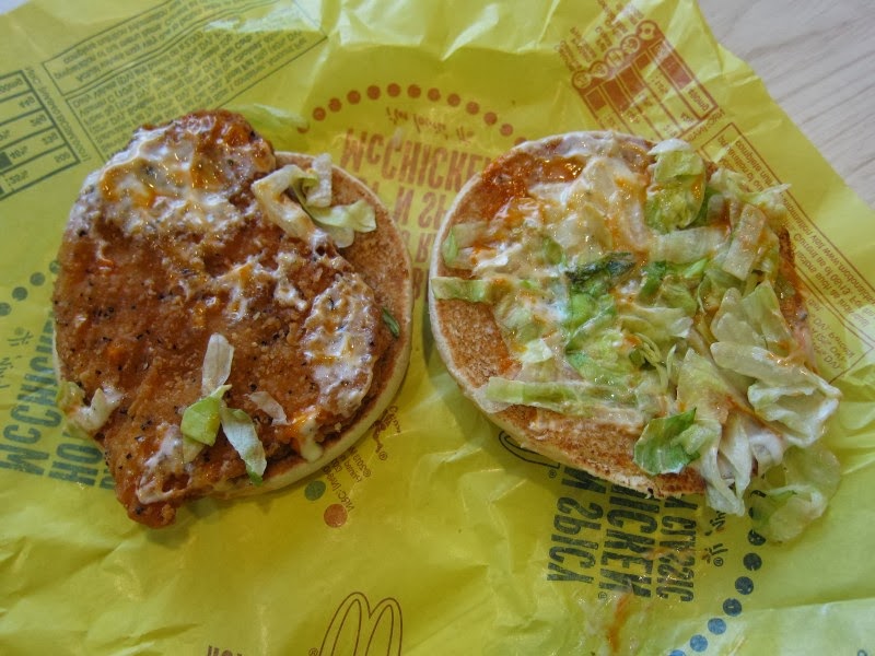 Review McDonald's Buffalo Ranch McChicken Brand Eating