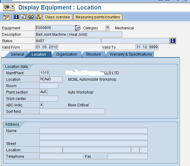 SAP Consultant,Bangladesh What is SAP PM Equipment.