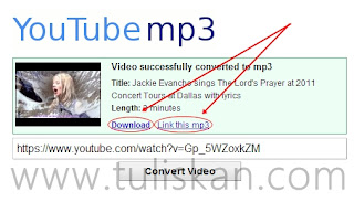 Cara Mengubah / Convert Video dari Youtube ke MP3