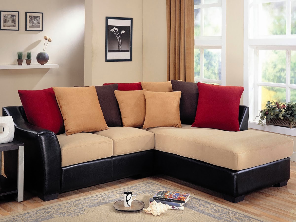 79 leather apartment sectional sofa