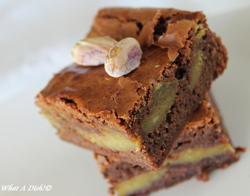 What A Dish! Pistachio Brownies