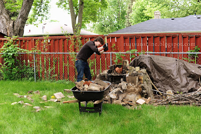 Rust & Sunshine: Backyard Play Area