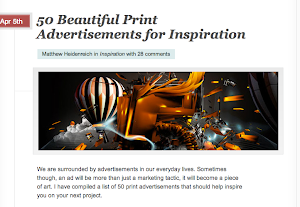 Advertisements for Inspiration