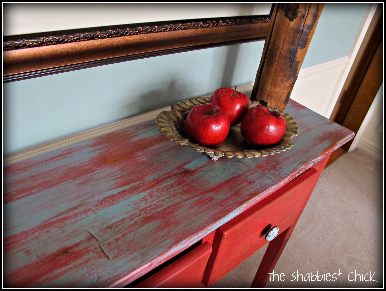 The Shabbiest Chick Rusticish Table and Some Homemade Chalk Paint