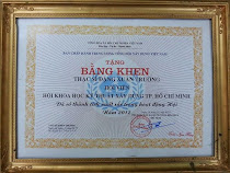 Bằng khen TW Hội XD VN