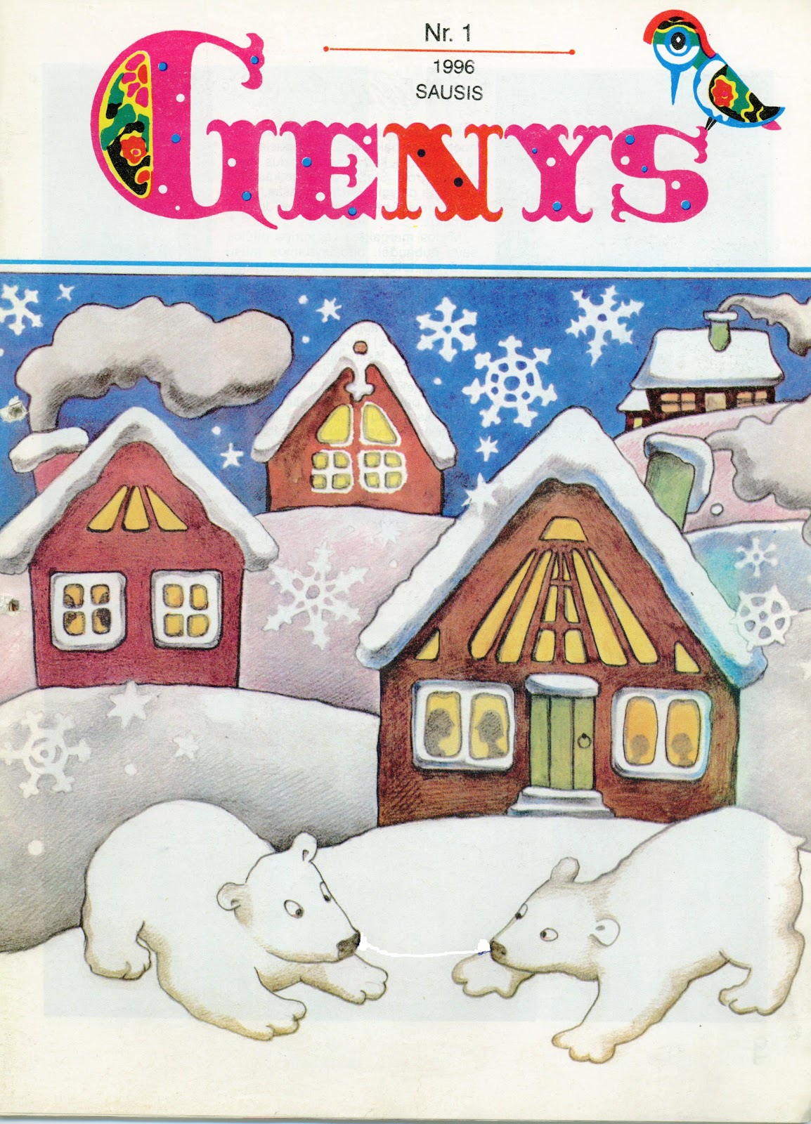 Gražiausi žurnalo "Genys" viršeliai 1996 metai kartu su "Geniu"