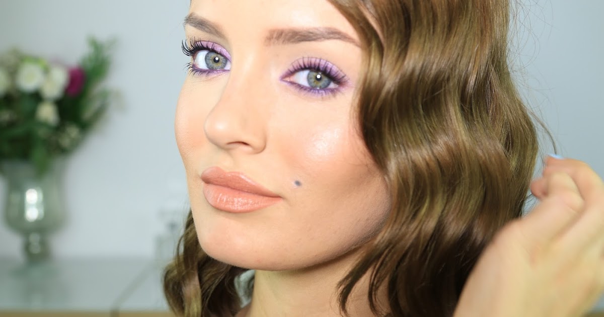 Chloe Morello Easy Purple Smokey Eye In 3 Steps