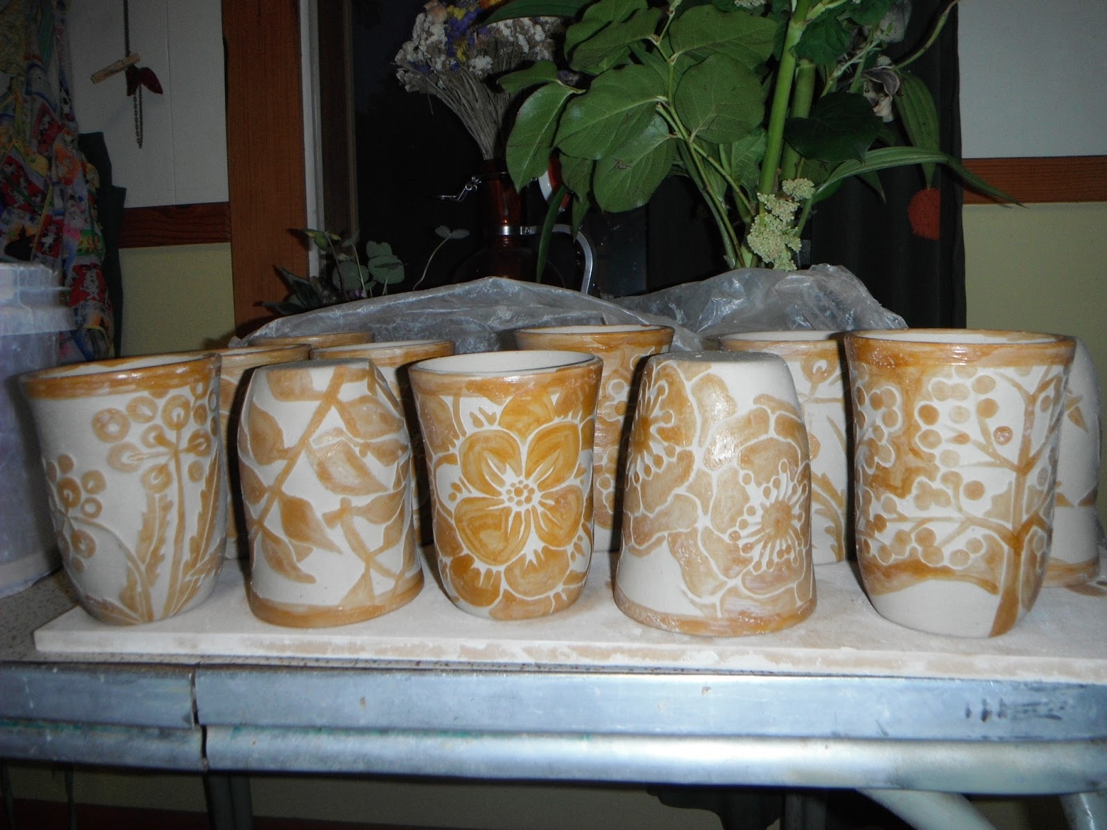 Happy Occidents Water Etched Tumblers in Progress