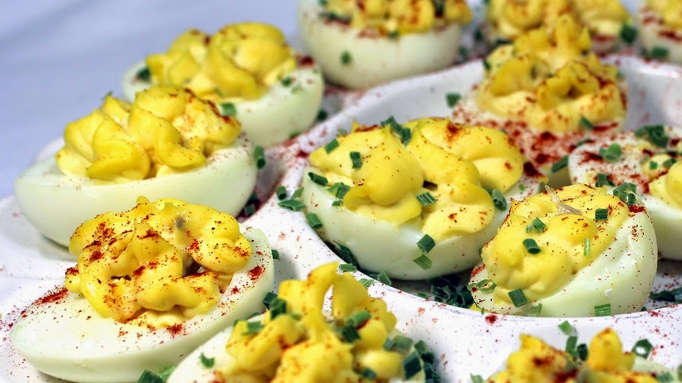 52 Ways to Cook Creamy Cheesy Deviled Eggs 52 Church PotLuck Appetizers