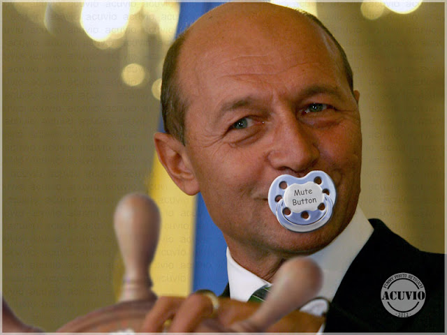 Funny photo Traian Băsescu cea mai mare umilinţă