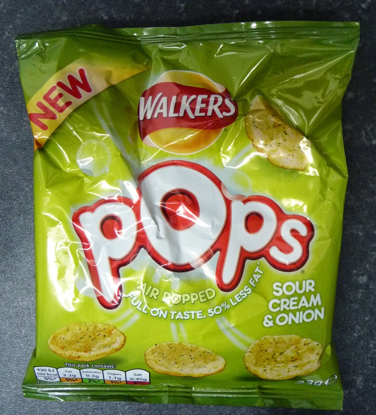 Something to look forward to Walkers Pops Sour cream & onion