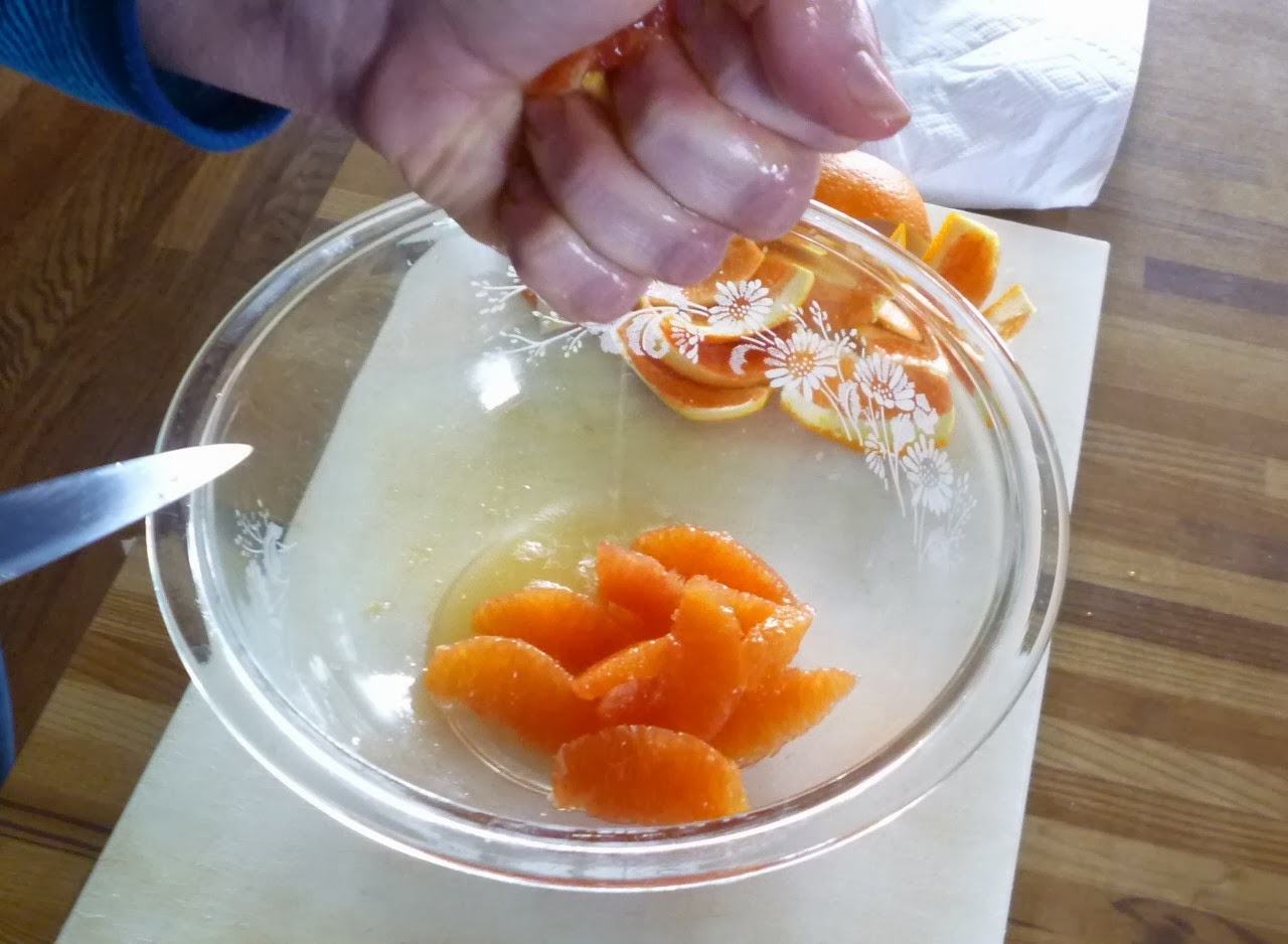 For Love of the Table Citrus & Avocado Salad with Green Olives & Arugula...and a short lesson