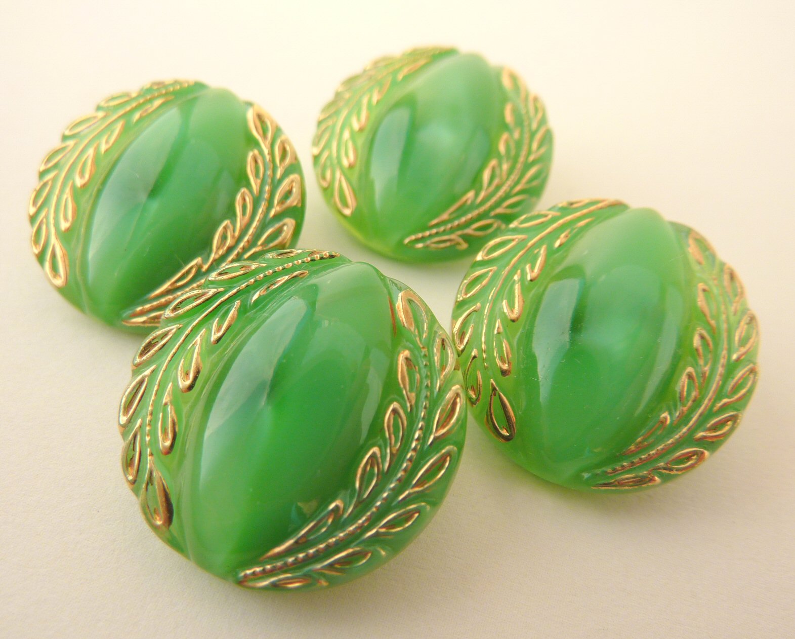 V & M Vintage Glass Buttons