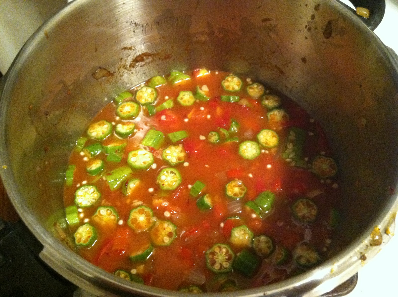 The Curried Cook Jambalaya in the Pressure Cooker