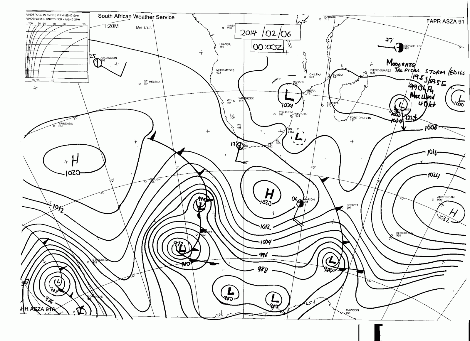 Sa Weather Forecast Synoptic Chart