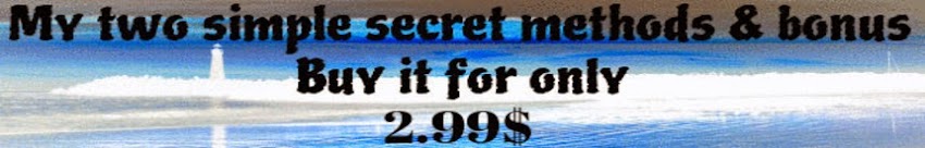 Buy My simple Two secret Method Bonus for 2.99$