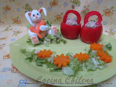 Tomates Rellenos Con Jurel 
