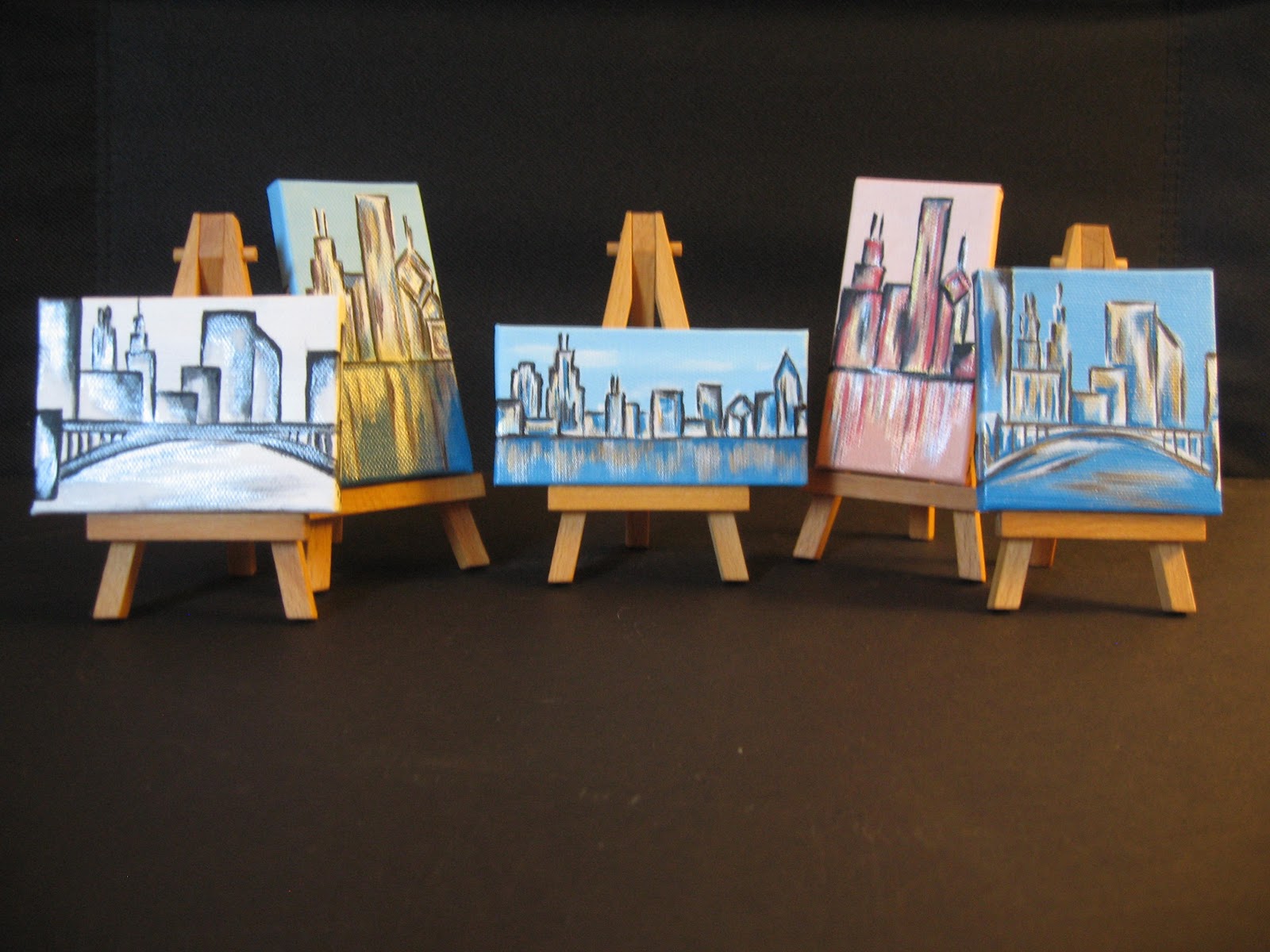 Christine Harvaitt Mini Canvas on Easel