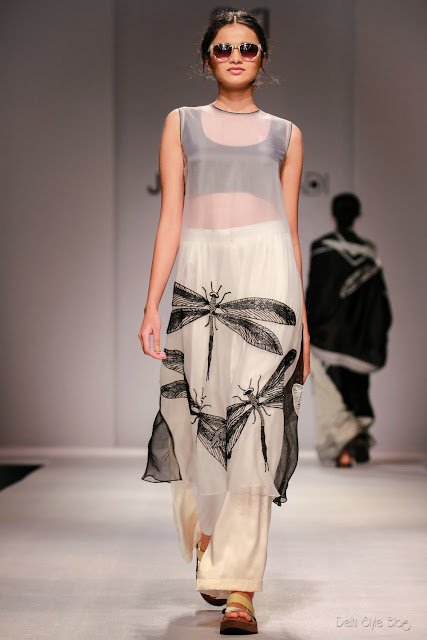 Jenjum Gadi Spring Summer 2013 WIFW FDCI Insect print fashion