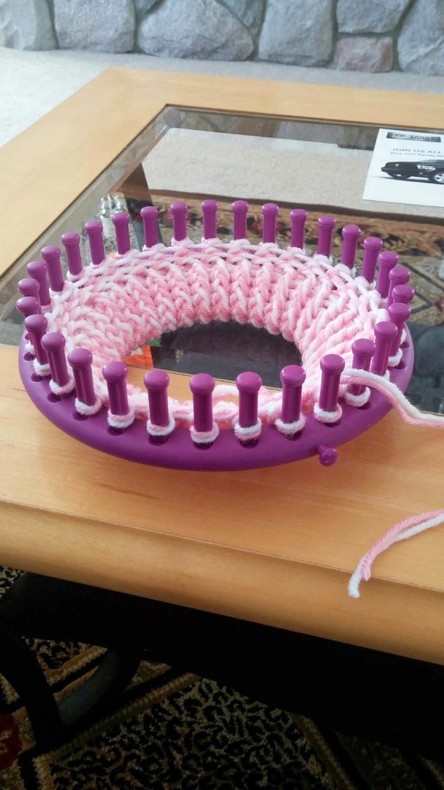 Corky Crafts & Knit Hats Loom Knitting a Dog Sweater