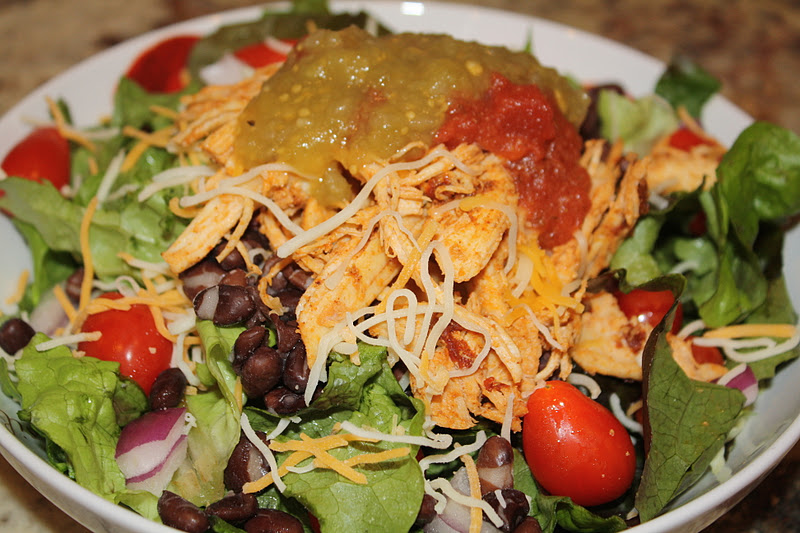 Jourdan Leigh in the kitchen Chicken Taco Salad