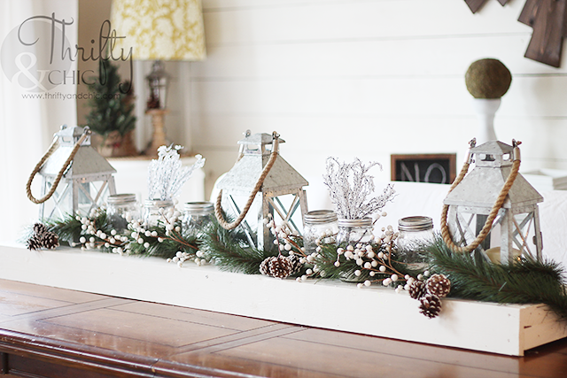 Great Christmas decor and decorating ideas from Thrifty and Chic's Christmas home tour