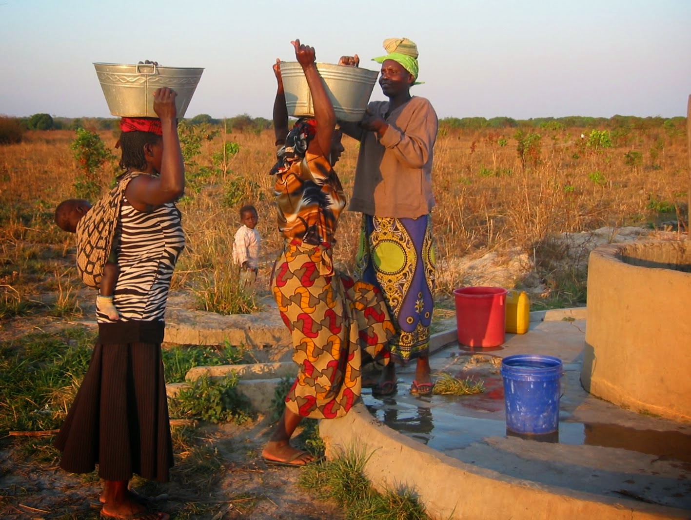 Fetching water from the well