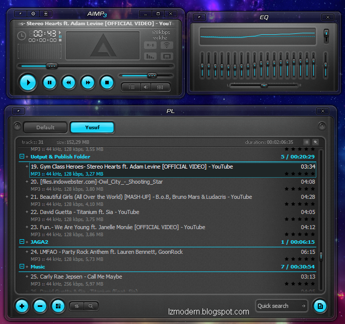 AIMP3 v3.55 Build 1338 Audio Player + Bonus Kumpulan Skin download