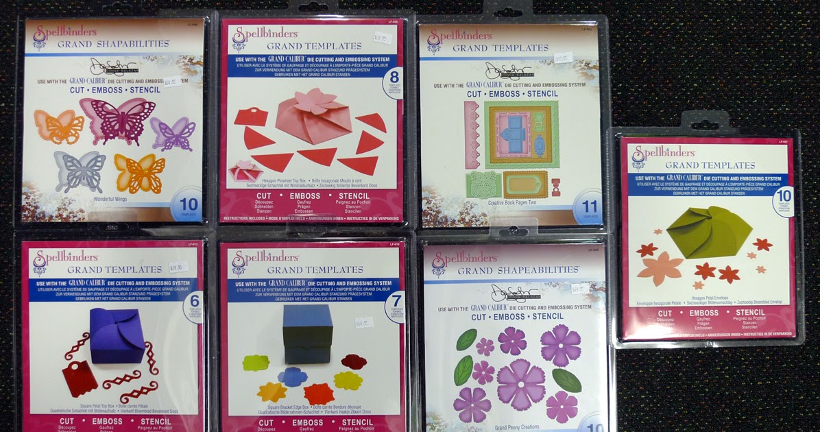Catchy Crafts New Spellbinders In store NOW!!!