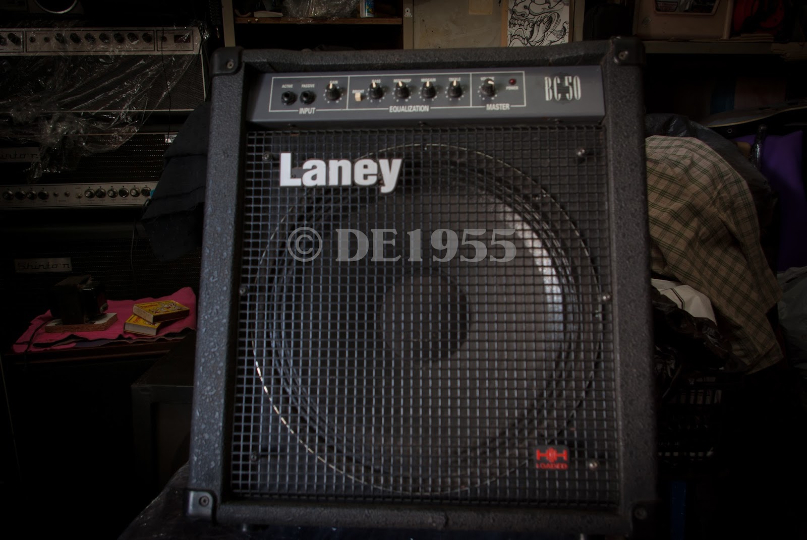VENTAS DE1955 Amplificador Bajo Laney Ingles Parlante 15 Hh Invader