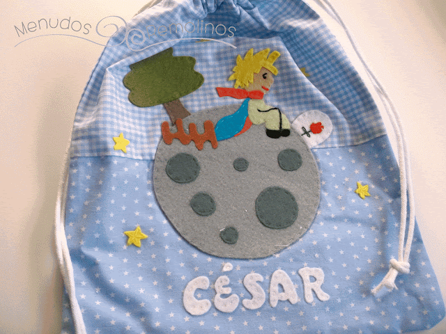 Bolsa de merienda El Principito Bolsa de merienda El Principito