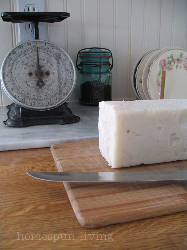 homespun living blender soap making