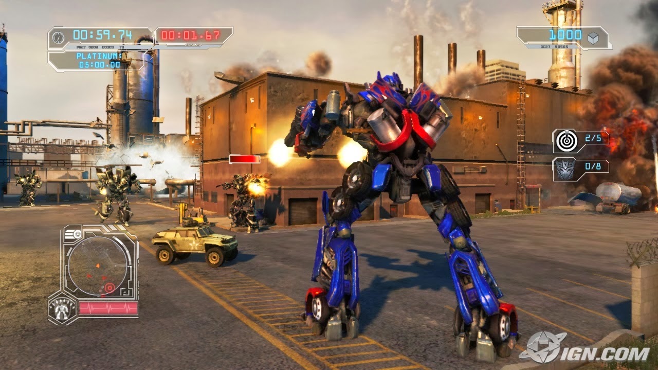 transformers revenge of the fallen video game download