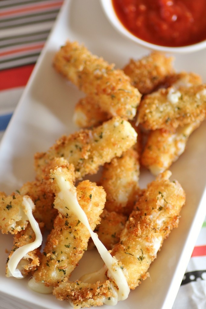My Favorite Things Mozzarella Cheese Sticks from Noshing with the Nolands
