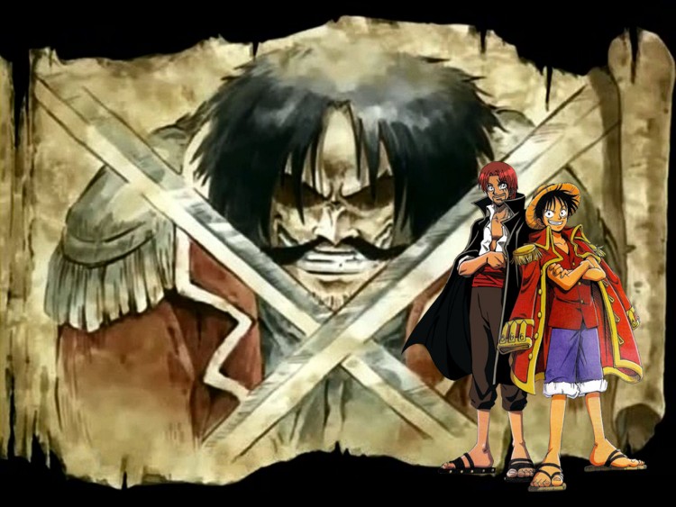. GOL D. ROGER, SHANKS & LUFFY