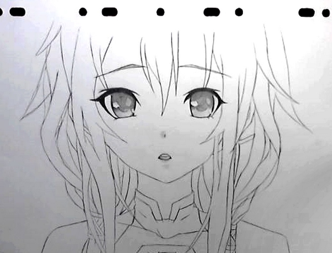 Pixel/Montages Inori+Catcradle+crayon