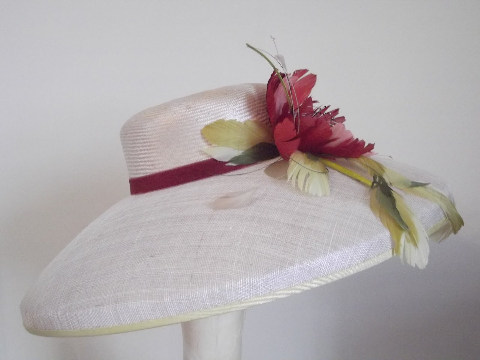 taupe hats and fascinators