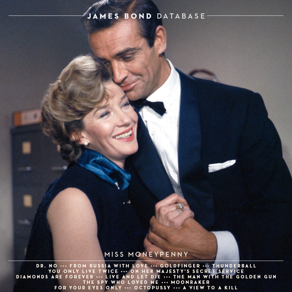 James Bond Database Miss Moneypenny
