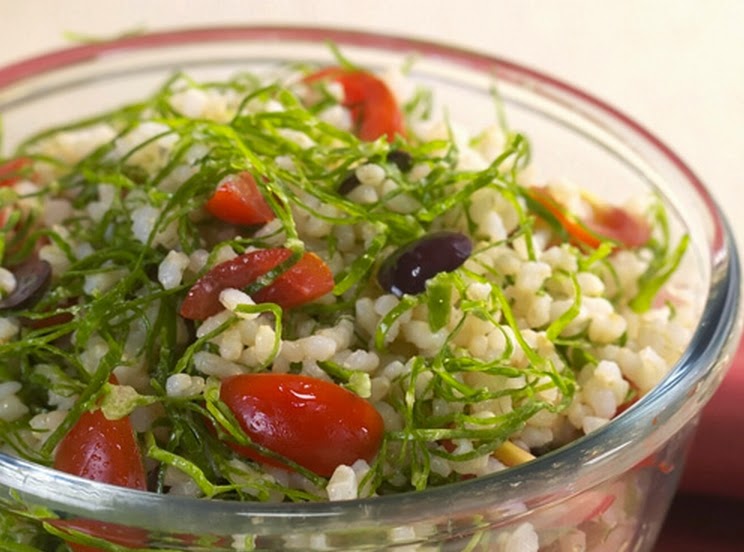 Salada de Arroz Integral (vegana)