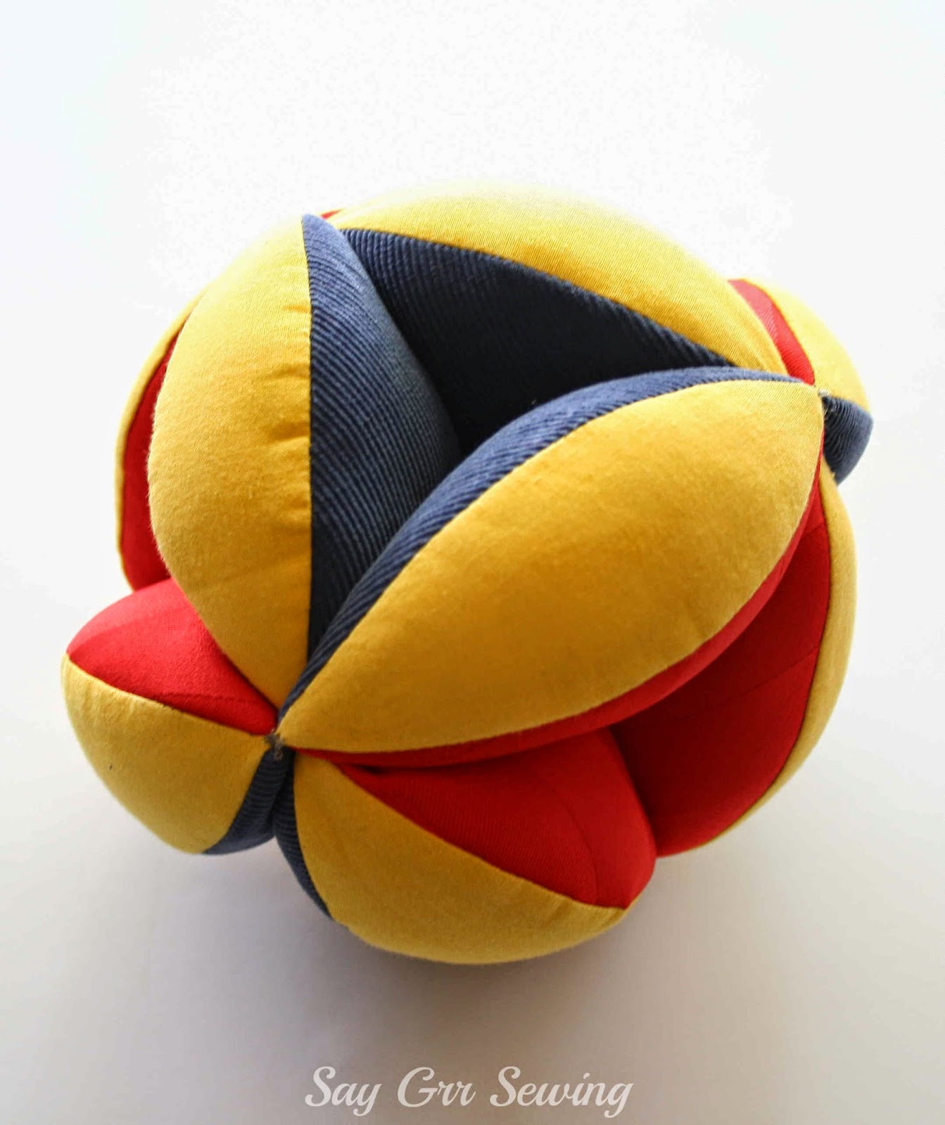 Say Grr Sewing Primary Puzzle Ball