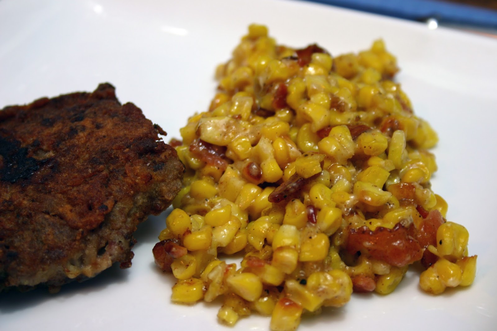 I, too, am here Fried Cream Corn